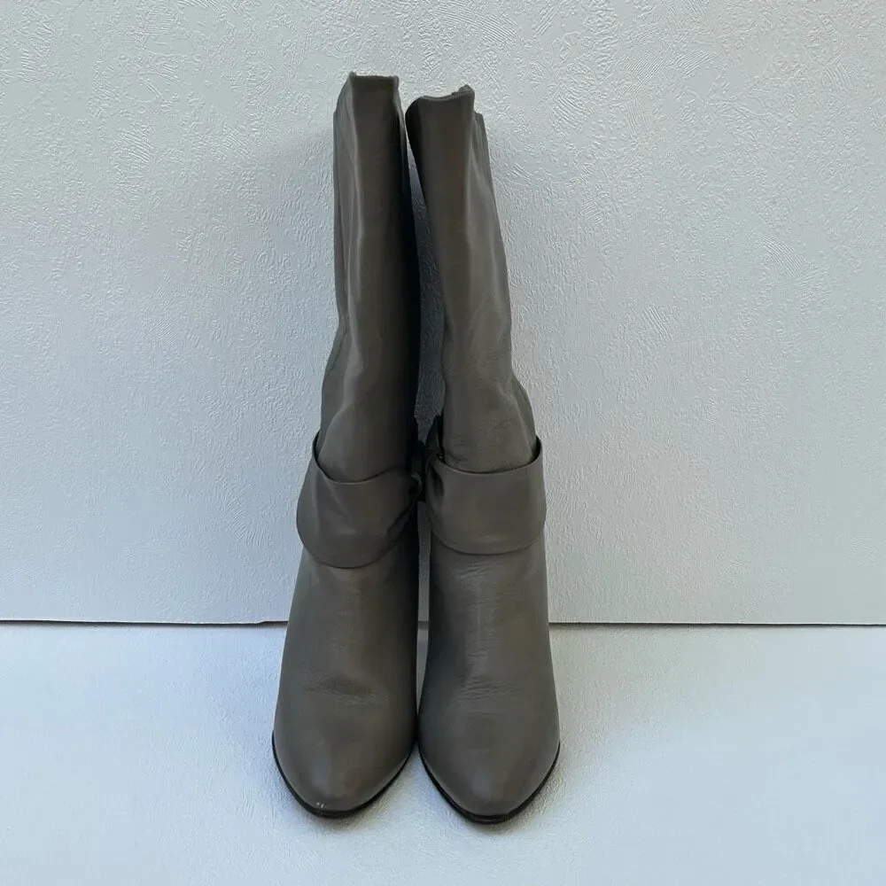 Leather boots